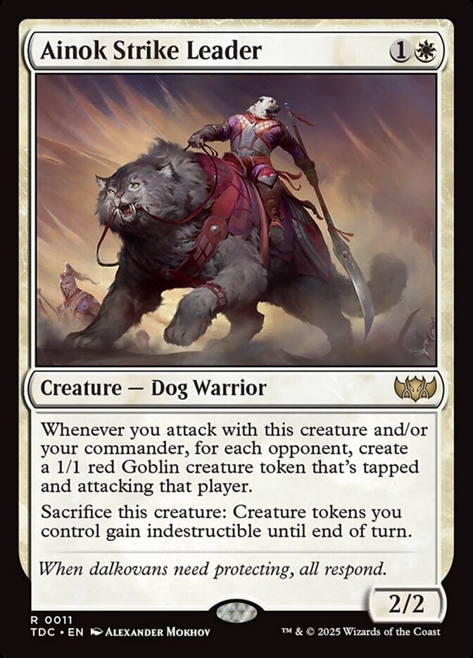 Ainok Strike Leader - Tarkir: Dragonstorm Commander-(011)