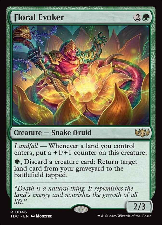 Floral Evoker - Tarkir: Dragonstorm Commander-(046)