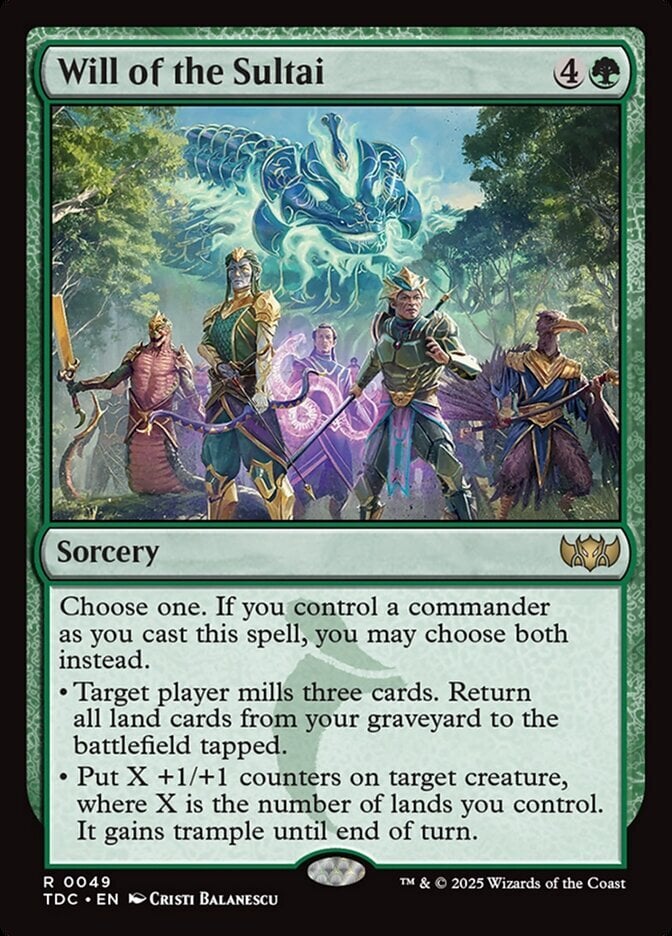 Will of the Sultai - Tarkir: Dragonstorm Commander-(049)