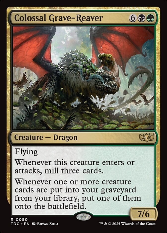 Colossal Grave-Reaver - Tarkir: Dragonstorm Commander-(050)