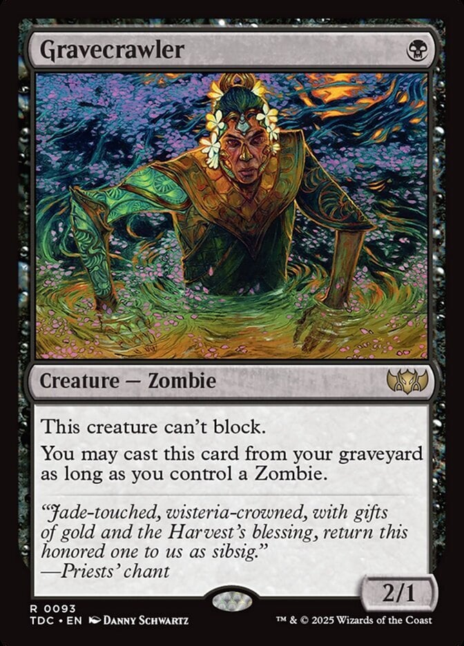 Gravecrawler - Tarkir: Dragonstorm Commander-(093)