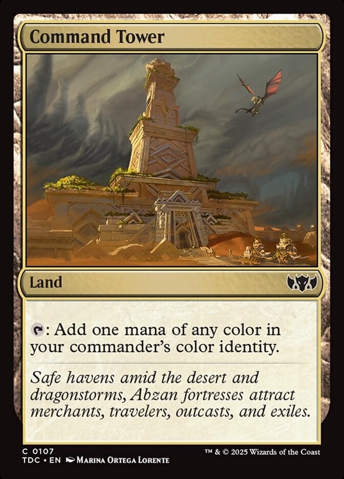Command Tower - Tarkir: Dragonstorm Commander-(107)