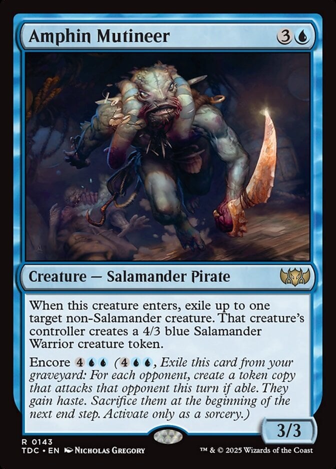 Amphin Mutineer - Tarkir: Dragonstorm Commander-(143)