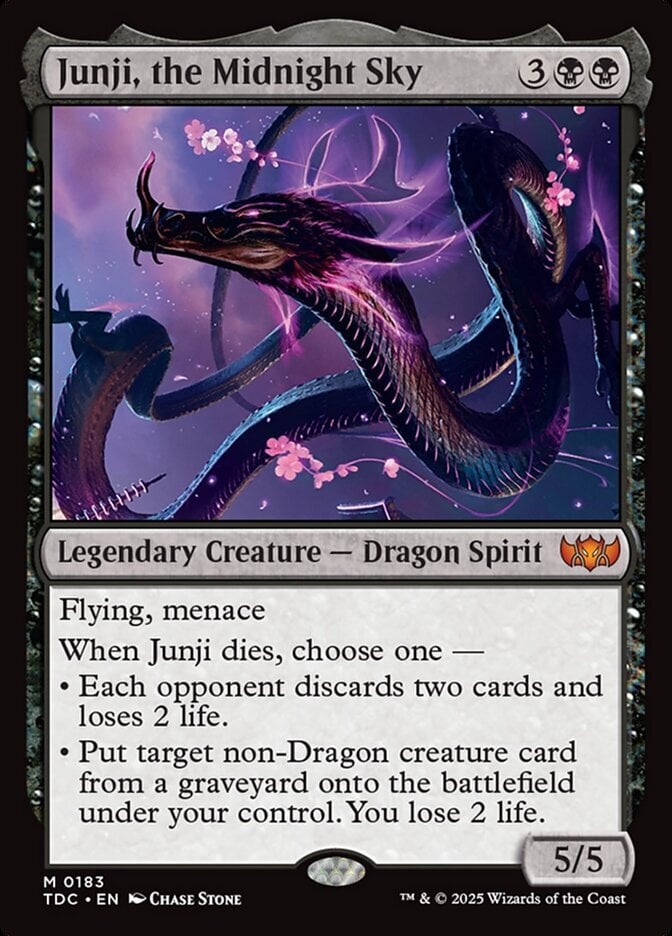 Junji, the Midnight Sky - Tarkir: Dragonstorm Commander-(183)