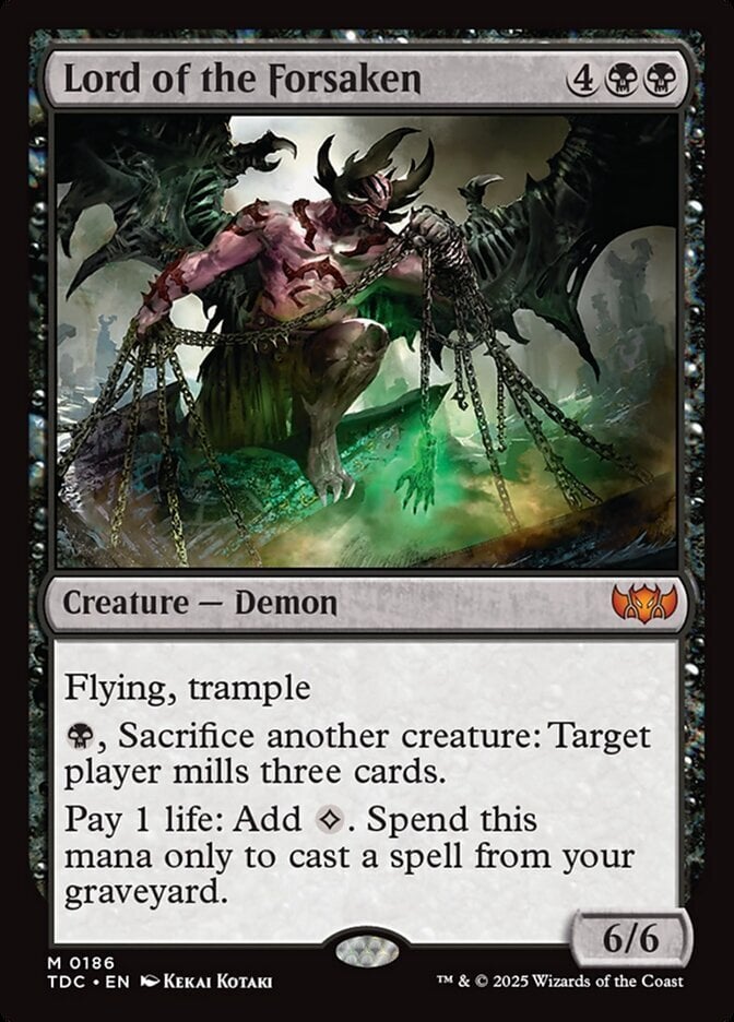 Lord of the Forsaken - Tarkir: Dragonstorm Commander-(186)