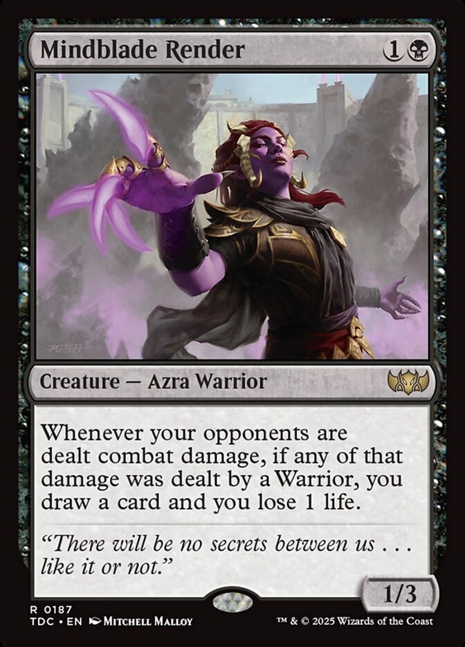Mindblade Render - Tarkir: Dragonstorm Commander-(187)