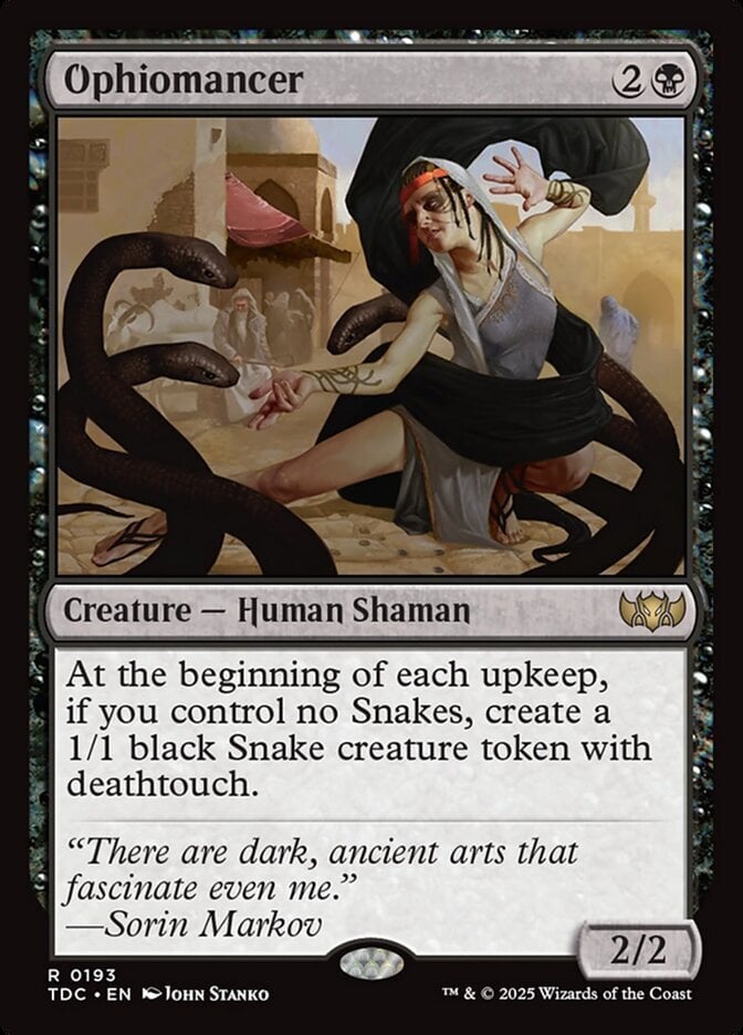 Ophiomancer - Tarkir: Dragonstorm Commander-(193)