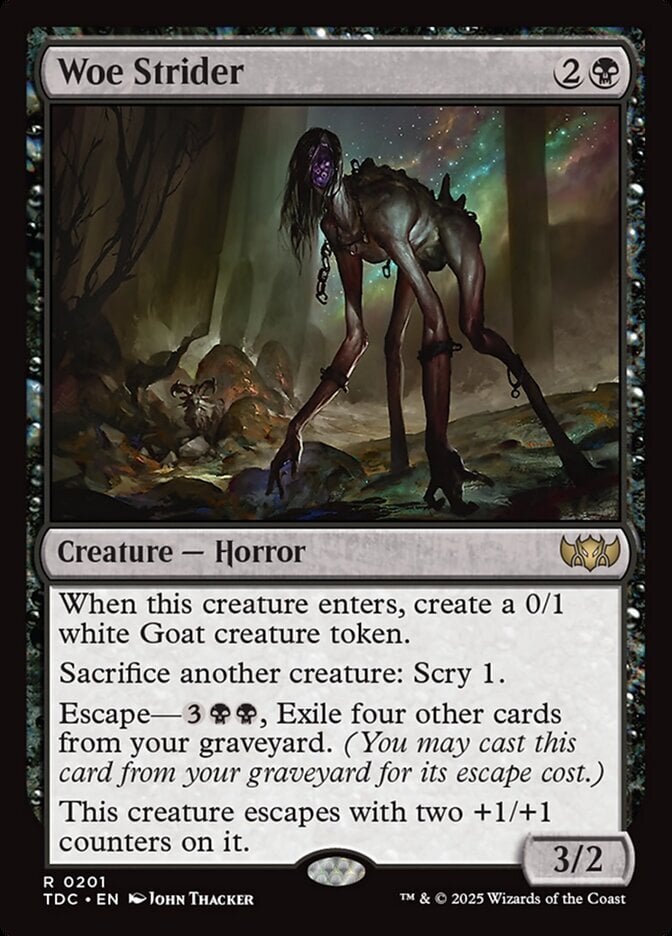 Woe Strider - Tarkir: Dragonstorm Commander-(201)