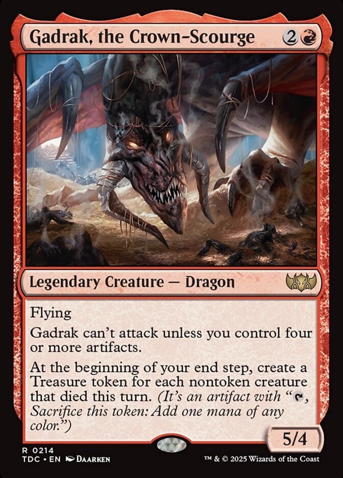Gadrak, the Crown-Scourge - Tarkir: Dragonstorm Commander-(214)