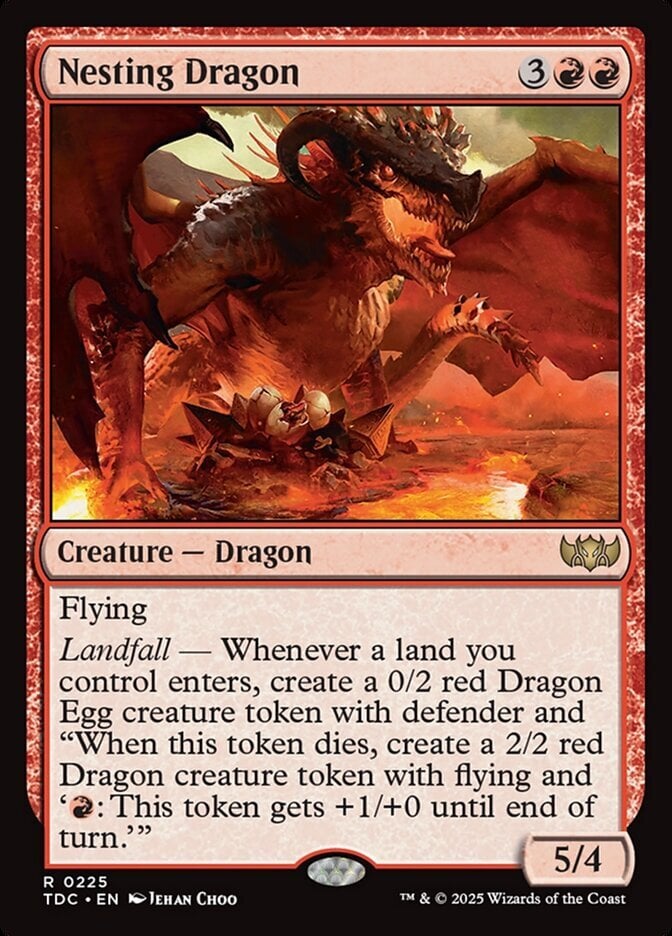 Nesting Dragon - Tarkir: Dragonstorm Commander-(225)