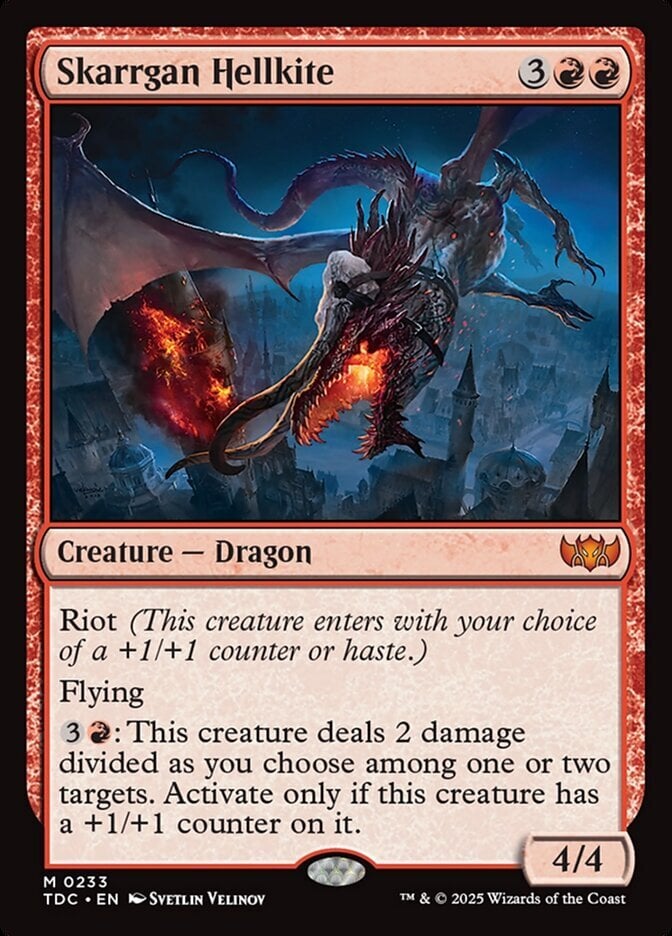 Skarrgan Hellkite - Tarkir: Dragonstorm Commander-(233)