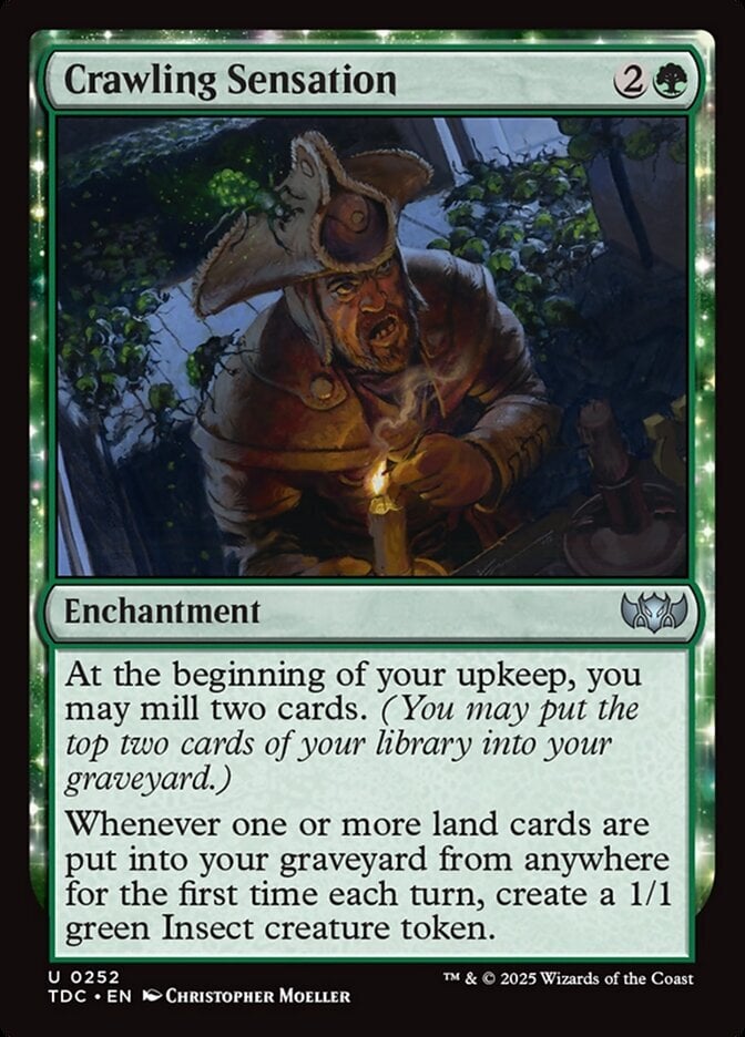 Crawling Sensation - Tarkir: Dragonstorm Commander-(252)