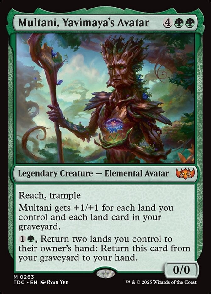 Multani, Yavimaya's Avatar - Tarkir: Dragonstorm Commander-(263)