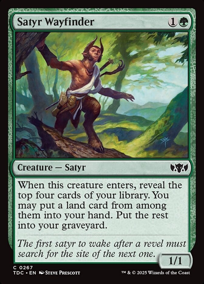 Satyr Wayfinder - Tarkir: Dragonstorm Commander-(267)