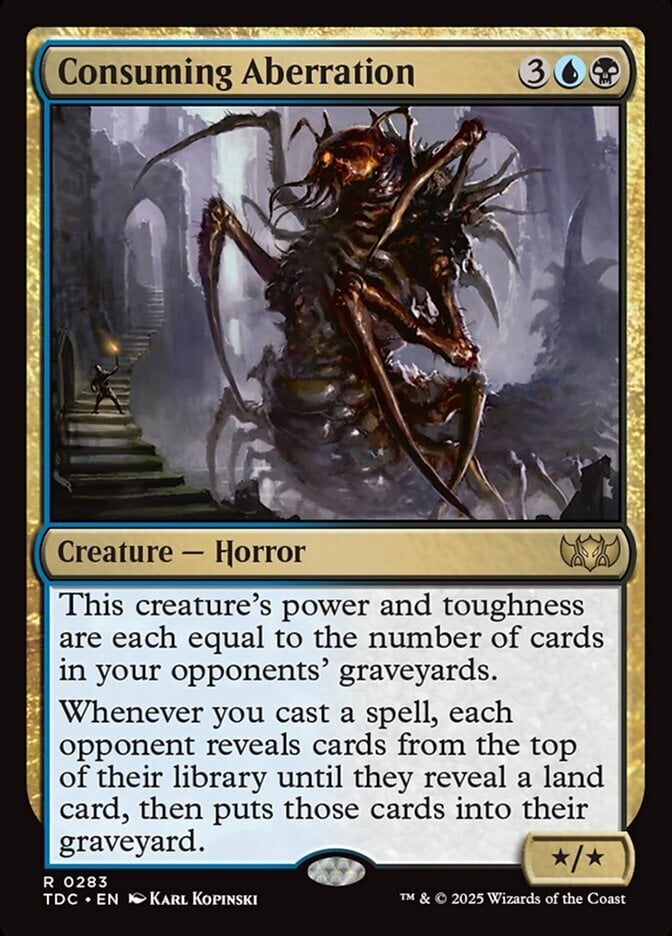 Consuming Aberration - Tarkir: Dragonstorm Commander-(283)