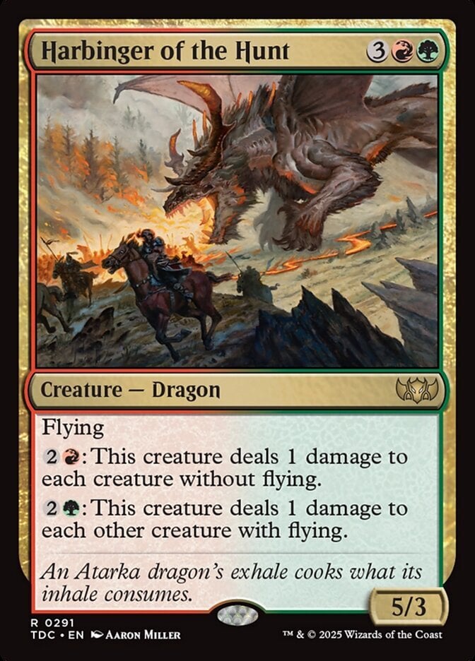 Harbinger of the Hunt - Tarkir: Dragonstorm Commander-(291)
