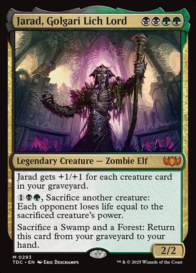 Jarad, Golgari Lich Lord - Tarkir: Dragonstorm Commander-(293)