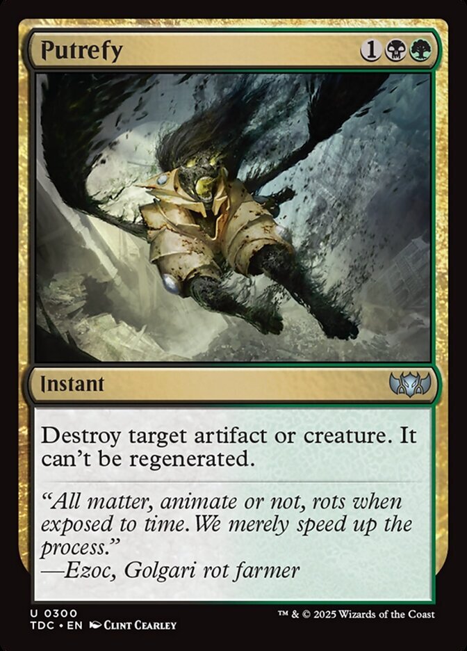 Putrefy - Tarkir: Dragonstorm Commander-(300)