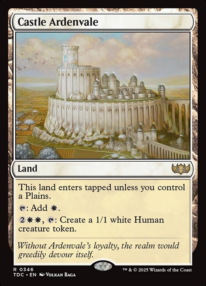 Castle Ardenvale - Tarkir: Dragonstorm Commander-(346)