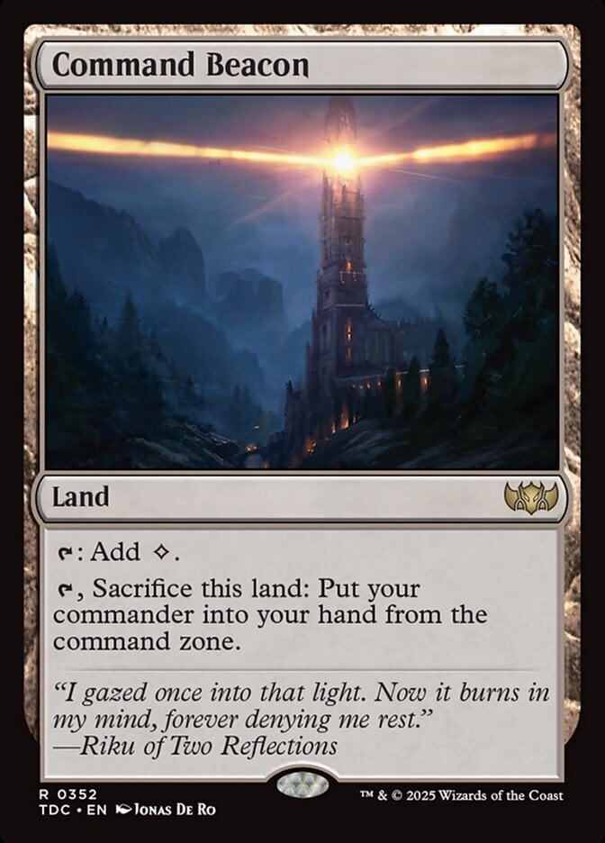 Command Beacon - Tarkir: Dragonstorm Commander-(352)