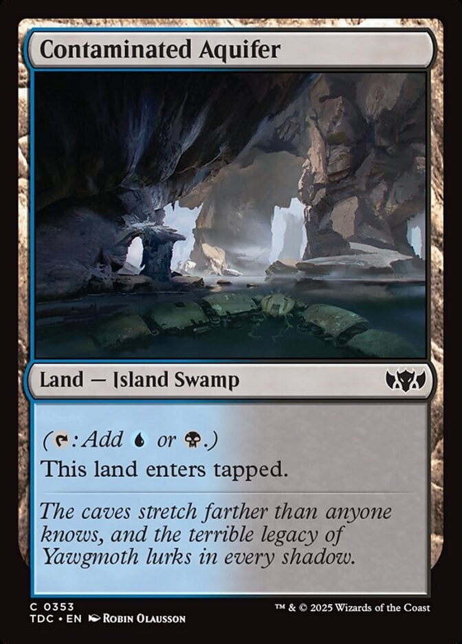 Contaminated Aquifer - Tarkir: Dragonstorm Commander-(353)