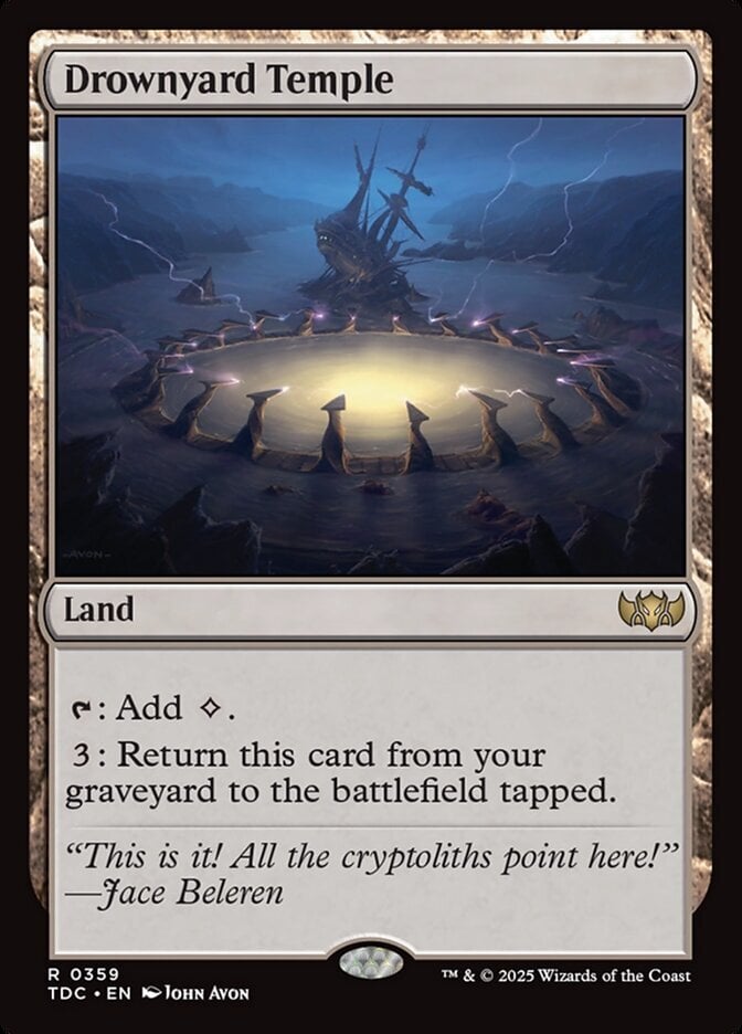 Drownyard Temple - Tarkir: Dragonstorm Commander-(359)