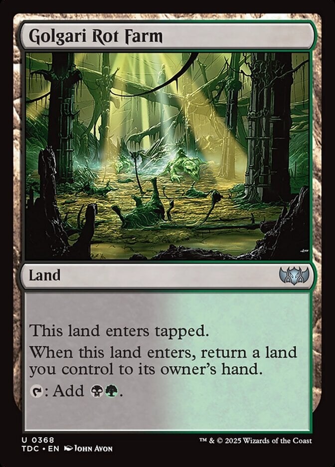 Golgari Rot Farm - Tarkir: Dragonstorm Commander-(368)