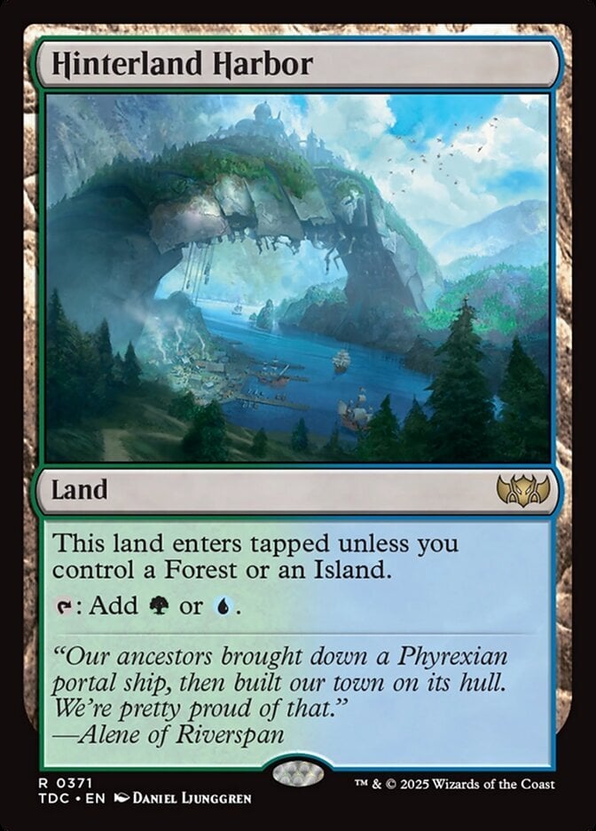 Hinterland Harbor - Tarkir: Dragonstorm Commander-(371)